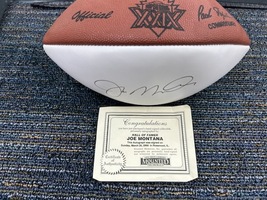 Wilson Joe Montana Autographed Football & COA