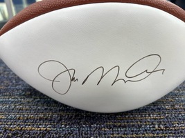 Wilson Joe Montana Autographed Football W/ JSA Cert