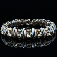  14k Tri-Color Fashion Bracelet 