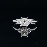  Sweet 14k Diamond Engagement Ring 1.09tdw 