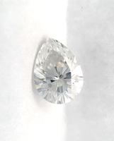  GIA Certified Pear Brilliant Cut Natural Diamond 0.81ct F/SI2