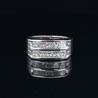  Handsome Men's 14k Diamond Band ~2.00tdw