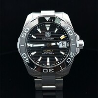 Men's Automatic Stainless Steel Tag Heuer Aquaracer WAY211A w/ Box & Papers