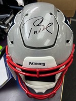 Tom Brady Autographed New England Patriots Helmet W/ Fanatics Cert