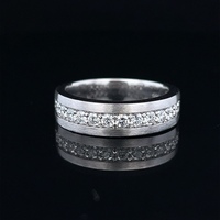  The LEO Ideal Cut Men's Diamond Wedding Band 0.75tdw