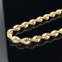  Solid 14k Rope Chain 56.7g 22"