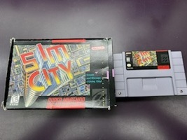 Super Nintendo Sim City Game