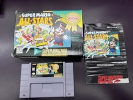 Super Nintendo Super Mario All Stars Game