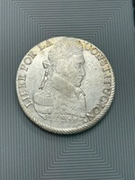 1833 LM BOLIVIA 8 SOLE SILVER COIN BU