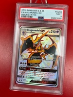 2019 Pokemon S&M Fa/Naganadel GX Hidden Fates. #SV63/SV94 PSA 9