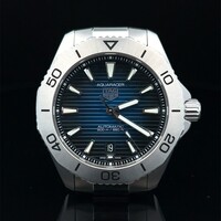 Men's Automatic Stainless Steel Tag Heuer Aquaracer WBP2111 W/ Box & Papers