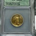 1999-w $10 1/4 OZ eagle ms69 / BUSINESS STRIKE FROM UNFINISHED PROOF DIES / ICG