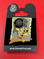 2008 Disney Mickey Mouse As Indiana Jones Adventure Rolling Boulder 3D Pin