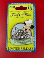 2010 Disney Mickey Epcot International Food & Wine Festival LR Pin