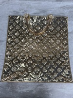Ladies' Louis Vuitton Gold Mirror Sac Plat Tote Circa 2009 *Limited Edition*
