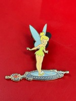 2005 Disney Tinkerbell Standing On Jeweled Mirror Pin