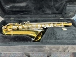 1956 C G Conn Saxaphone 10M Tenor Elkhart Naked Lady