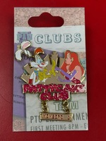 WDW PTU Pin Trading University - Pattycake Club - Roger and Jessica Rabbit LE500