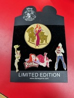 2008 Disney Around The World Jessica Rabbit 4pc Pin Set LE250