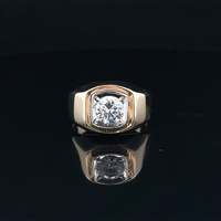  Handsome Men's 14k Diamond Band E1.00ct