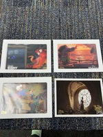 x4 Disney Small Lithographs