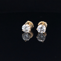  14k Lab-Grown Diamond Stud Earrings 3.04tdw 