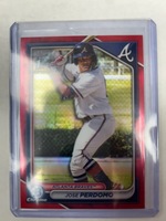 2024 Bowman Chrome 1st Jose Perdomo SSP Red Refractor #2/5