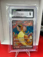 Pokemon Scarlet & Violet 151Charizard EX 183/165 CGC Mint 9