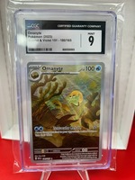 Pokemon Scarlet & Violet 151 Omanyte 180/165 CGC 9