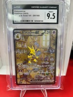 Pokemon Scarlet & Violet 151 Alakazam EX 201/165 CGC Mint +  9.5