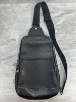 Men's Louis Vuitton Avenue Sling Bag Damier Infini Graphite Entrupy Verified