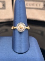 GUCCI GG MARMONT DOUBLE G FLOWER RING