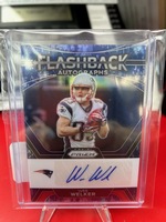 2023 Panini Prizm Flashback Autographs Wes Welker #4/25