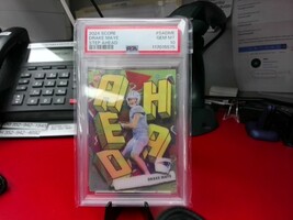 2024 Score Step Ahead Drake Maye Rookie PSA 10