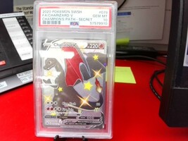 Pokemon Champions Path Secret Rare Shiny Charizard  079/073 PSA 10