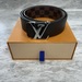 Men's Louis Vuitton Reversible Damier Ebene/Brown Belt with Entrupy 