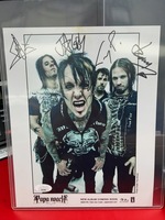Papa Roach Signed Band Photo W/ JSA Cert