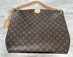 Ladies' Louis Vuitton Graceful MM Pivoine Bag with Entrupy 