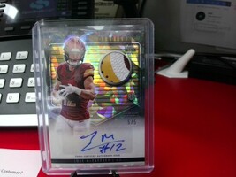 2024 Topps Midnight Daybreak RPA Luke McCaffrey #5/5