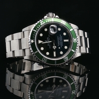 2006 Stainless "Kermit" Rolex 16610, like new unworn with outer boxes,tag,np.