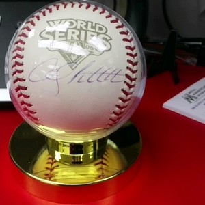 Andy Pettite Signed Autographed Baseball W/ GAI Global Cert
