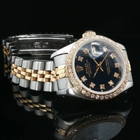 Rolex Datejust 26mm 6916 Blue Diamond Dial Jubilee Bracelet