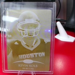 2007 Sage  DECADEnce Kevin Kolb Yellow Printing Plate #1/1
