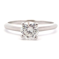  14k Natural Diamond Solitaire Engagement Ring 0.80ct
