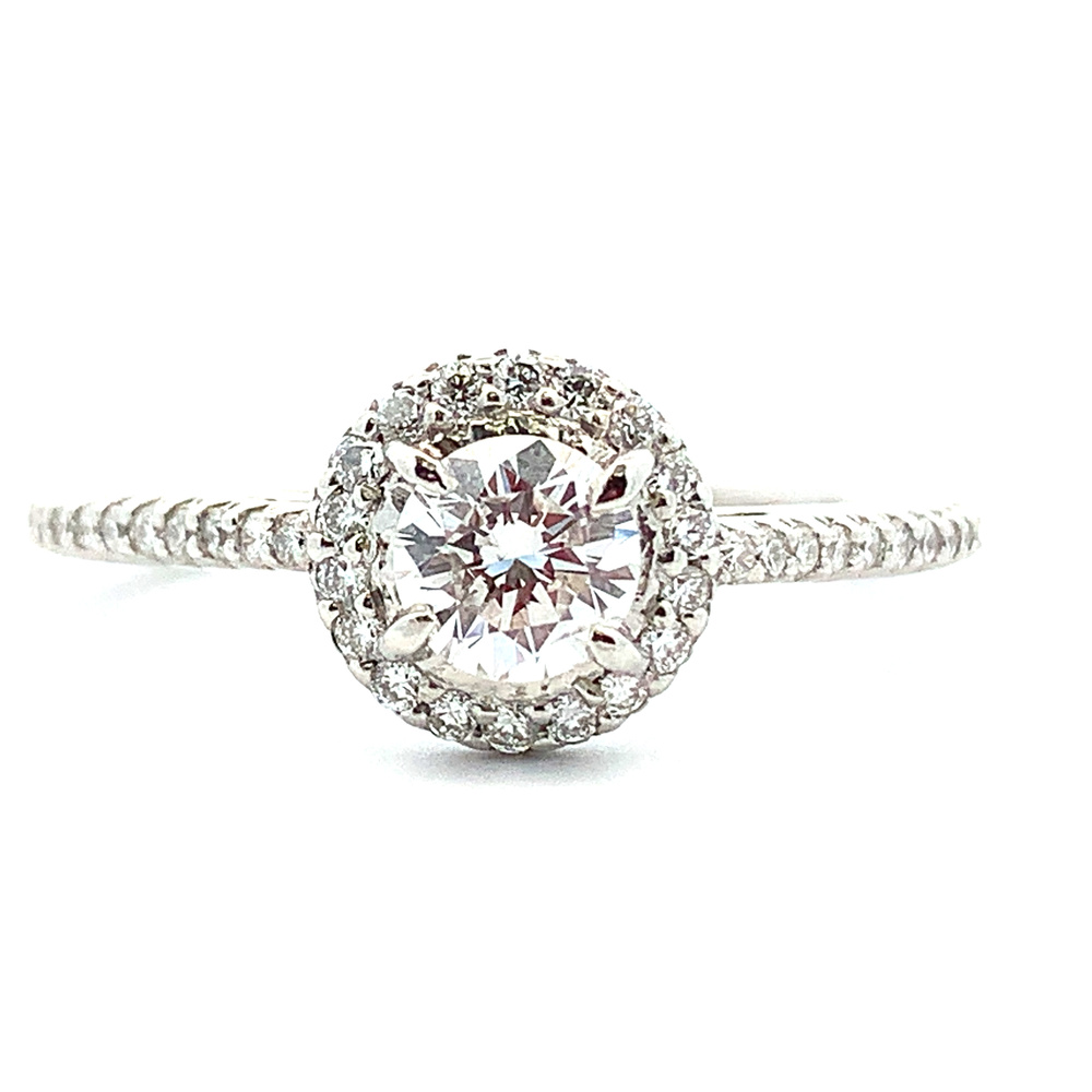 Platinum Diamond Engagement Ring 0.75tdw Walt's Pawn