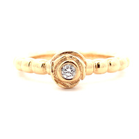  Gorgeous 14k And Diamond Pandora Solitaire Ring
