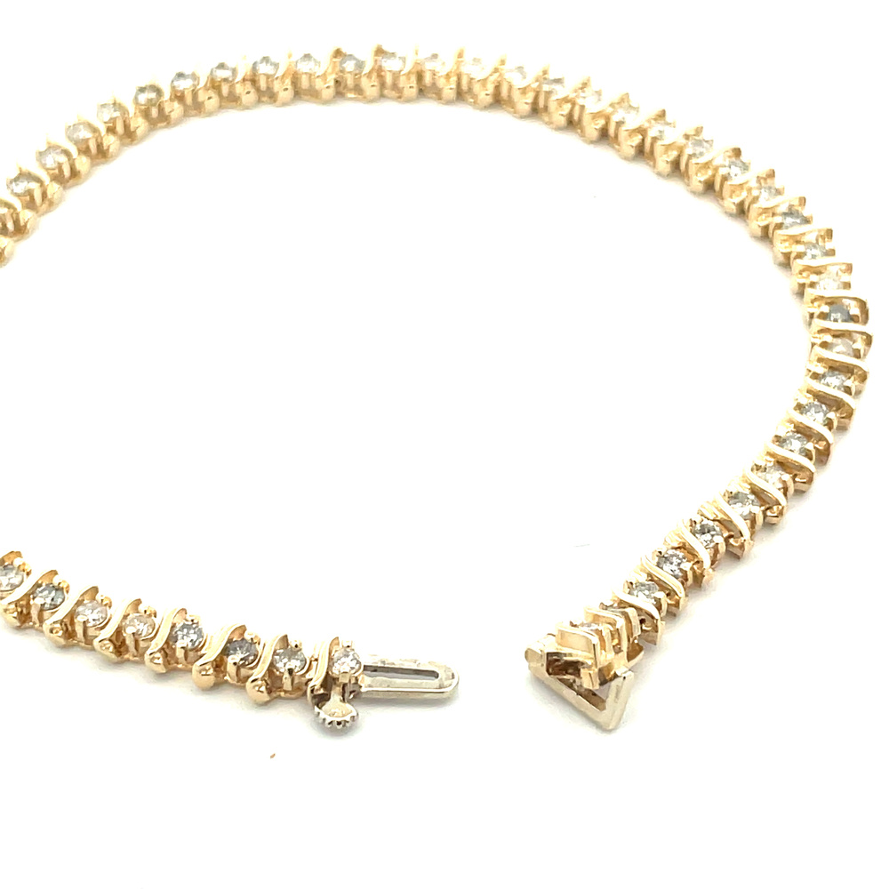 14k Diamond Tennis Bracelet 1.50tdw Walt's Pawn & Jewelry Buyer