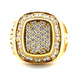  Incredible 22k Diamond Chrysler Academy Master Certified Award Ring 24.3g 