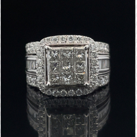  10k Diamond Bridal Ring 3.00tdw