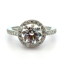 EGS Certified 18k Diamond Engagement Ring 1.72tdw